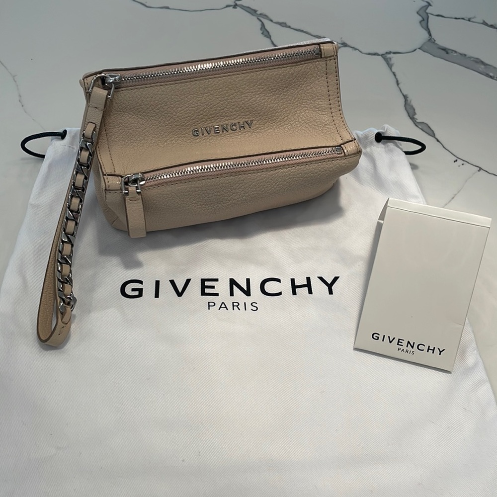 Givenchy Pandora Clutch in Nude Pink